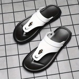 New Summer Men'S Sandals, Korean-Style Trendy And Individualistic Flip-Flops, And Dual-Purpose Slippers for Both Men And Summer