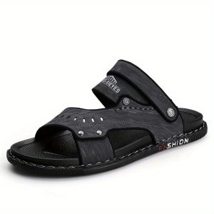 The 2025 New Dual-Purpose Sandals for Men Are Trendy. They Are Suitable for Driving And Wearing Men'S Slippers on The Outside. They Are Also Suitable for Summer Beach Wear